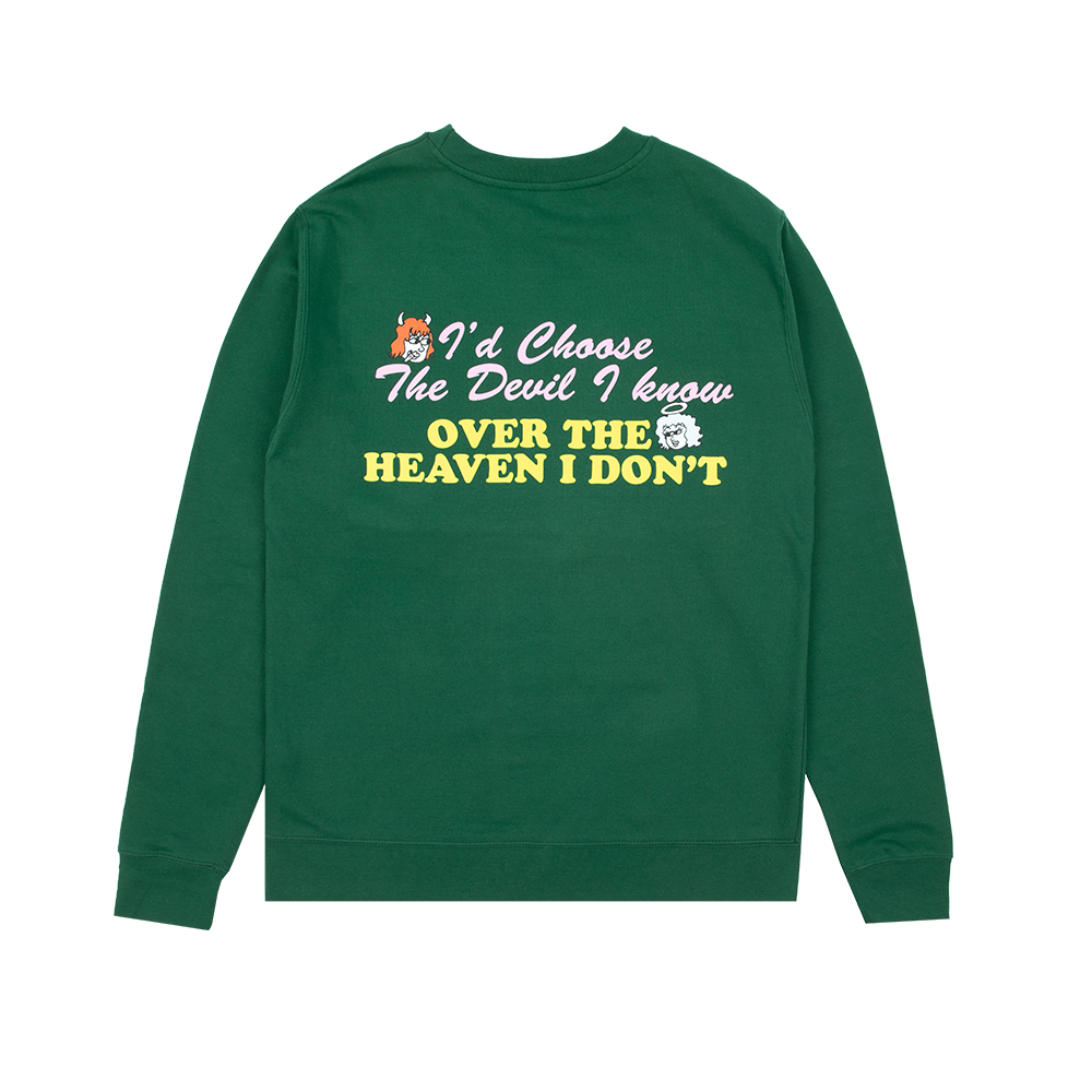 Devil I Know Crewneck - Reneé Rapp Official Store Devil I Know Crewneck - Reneé Rapp Official Store