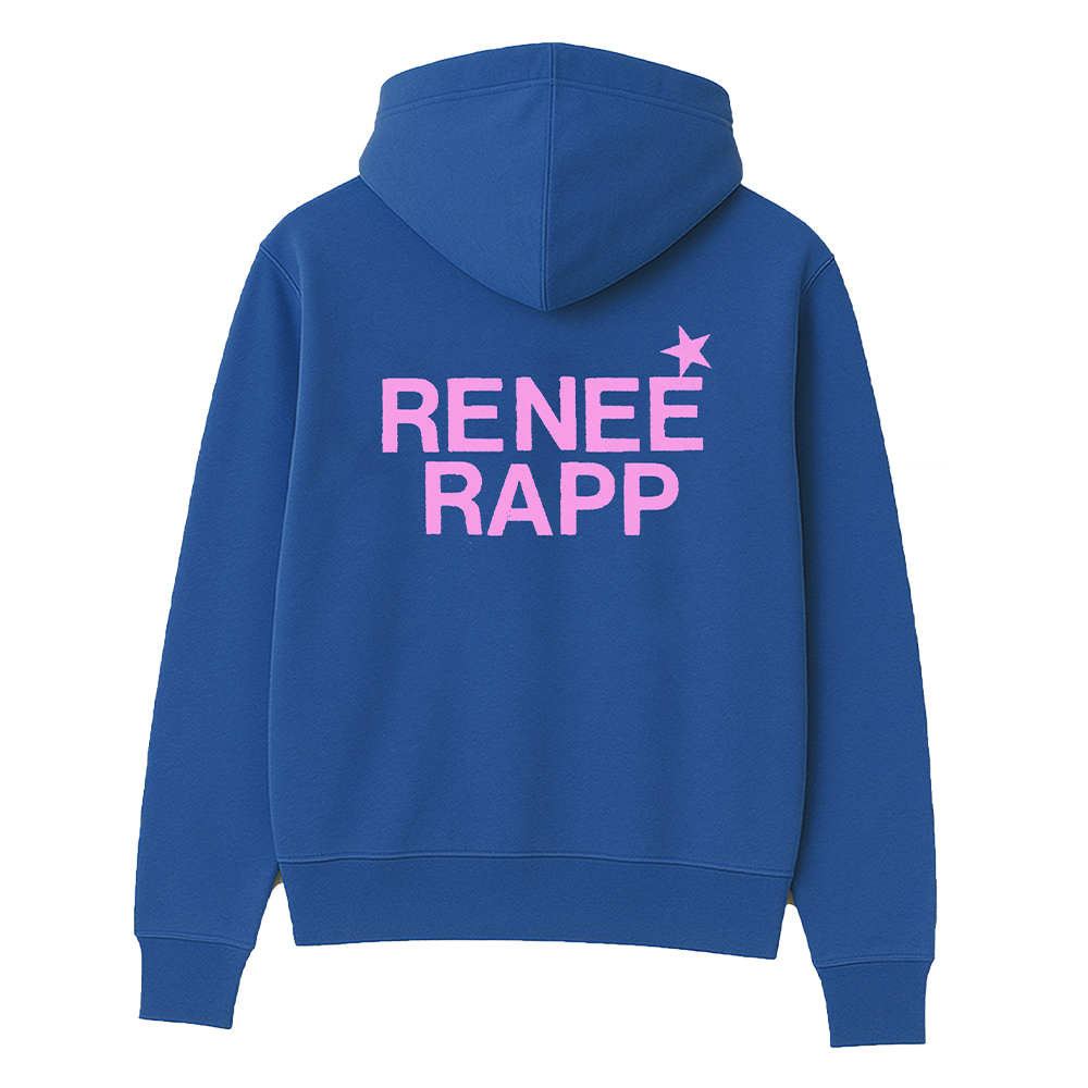 BLUE BITE ME ZIP HOODIE Back