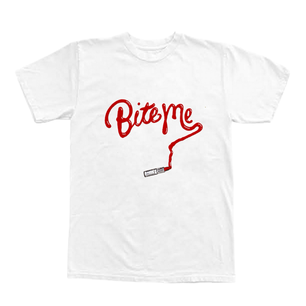 BITE ME LIPSTICK TEE