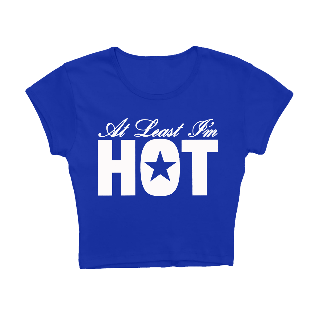 BLUE HOT BABY TEE
