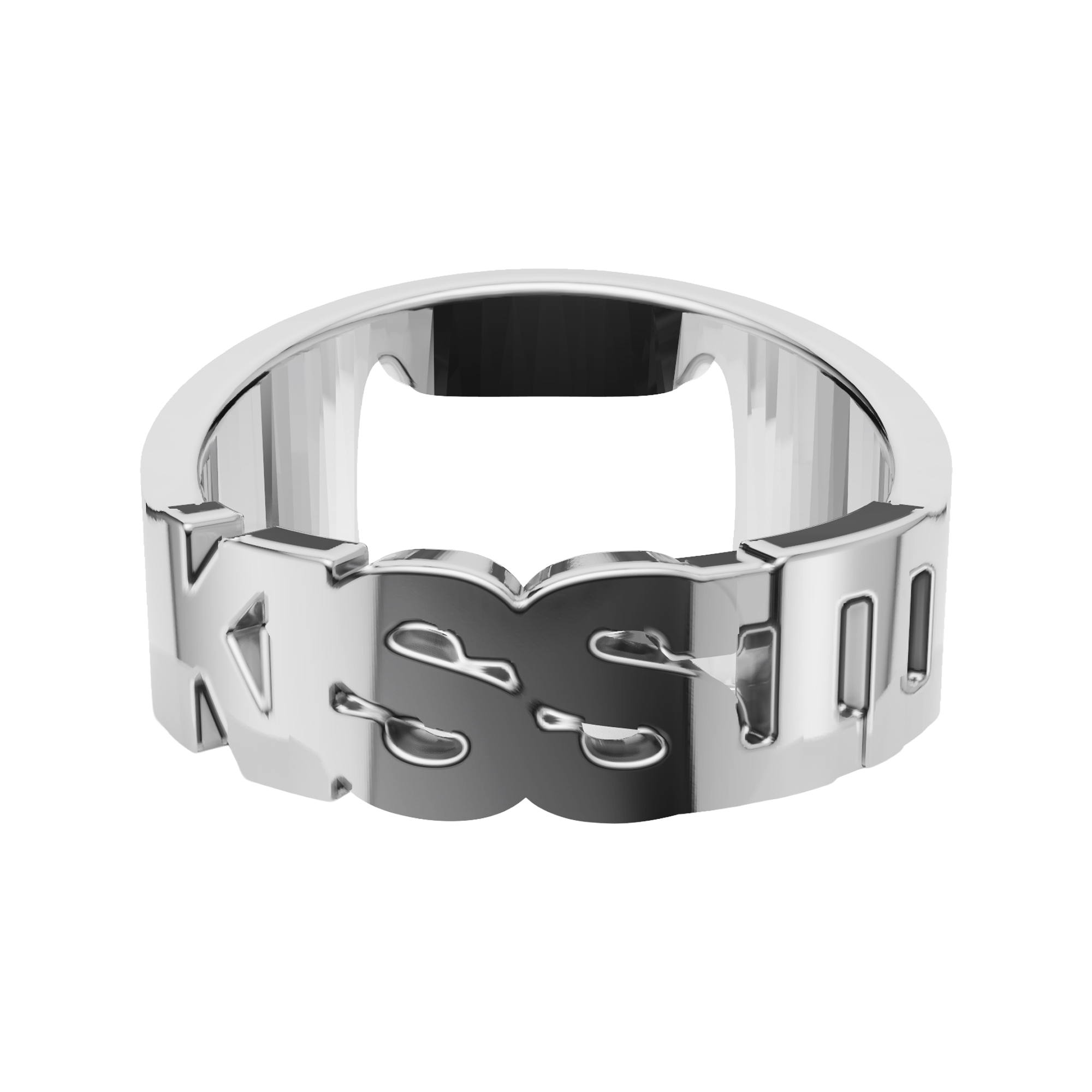 KISS IT RING Front