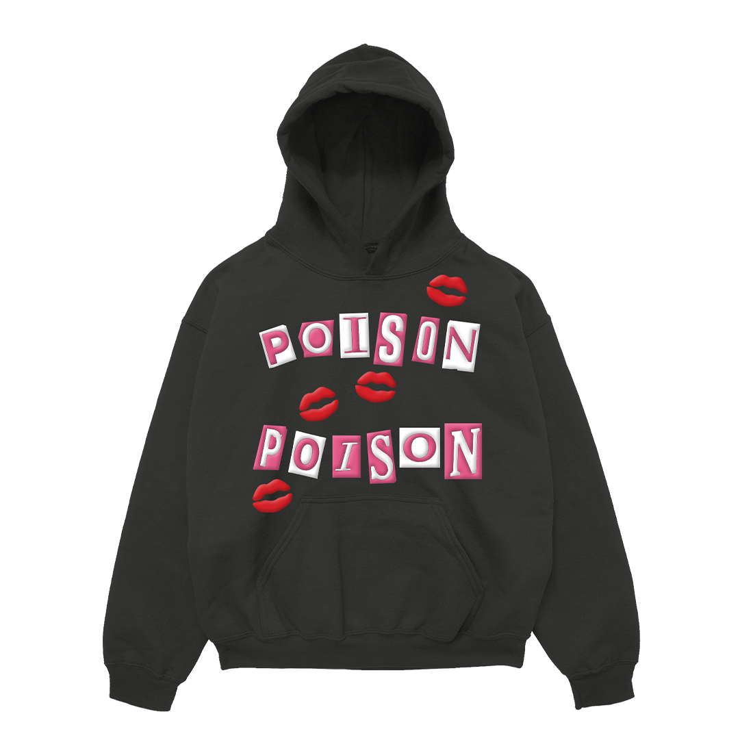 Poison Poison Sweatsuit (Black) Hoodie Front