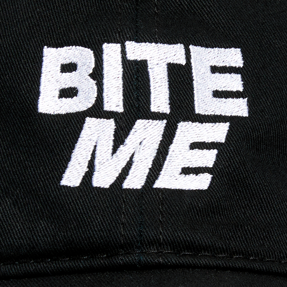 BITE ME HAT Front Detail