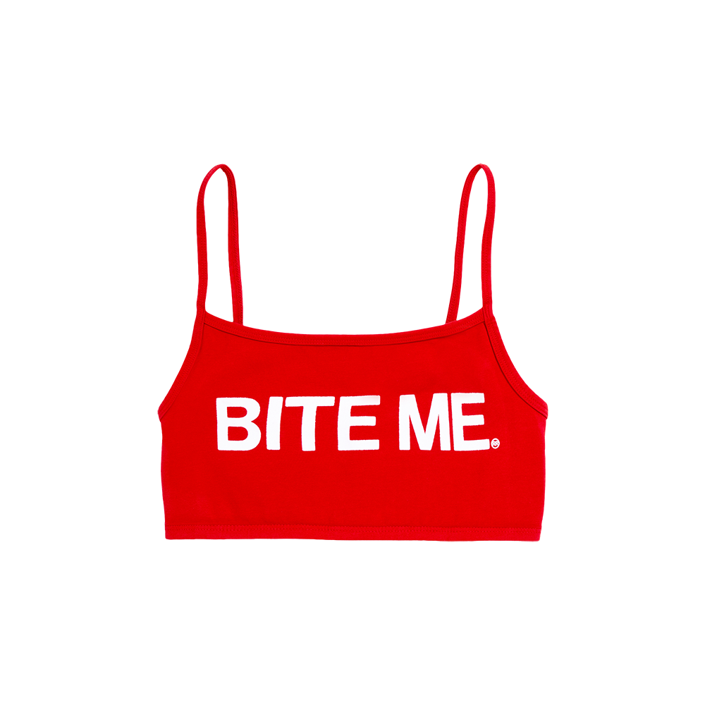 Bite Me Sports Bra Front