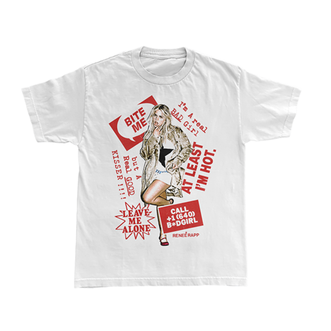 WHITE DATE BACK TOUR TEE FRONT