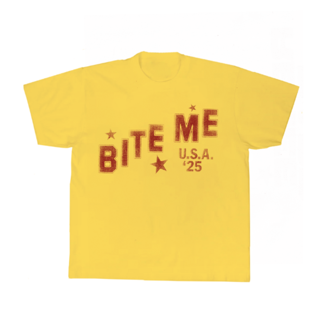 YELLOW TOUR TEE FRONT