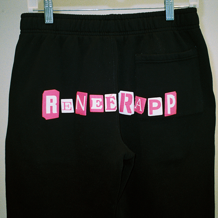 Hidden Cult Pink Explicit Rhinestone Sweatpants
