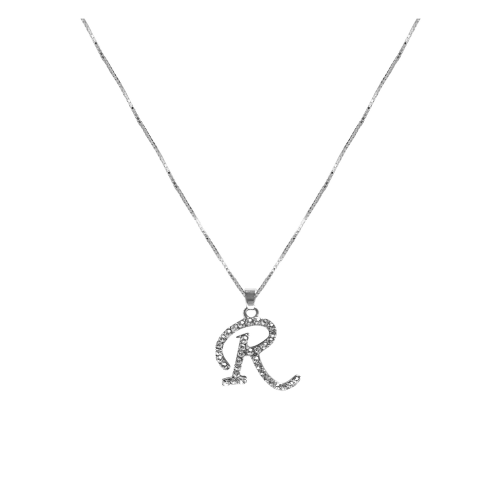R INITIAL NECKLACE